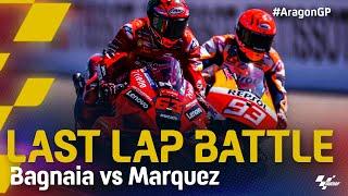 Bagnaia vs Marquez Last Lap Battle in Multiple Languages | 2021 #AragonGP