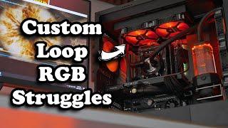 All AMD Custom Loop Gaming PC: Ft. RGB struggles