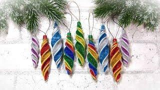 Игрушки на елку за 5 минут своими руками  НОВОГОДНИЕ 2020  diy christmas ornaments