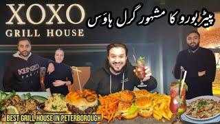 Best Grill House XOXO In Peterborough | Spicy Pompeii Burger | Spicy Prawns | DanishVlogsster