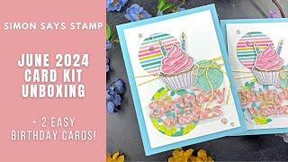 SSS June 2024 Card Kit Unboxing + 2 Birthday Cards!