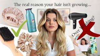 The real reason your hair isn't growing. Real tips that WORK!