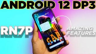 Pixel 5 Android 12 DP 3 on Redmi Note 7 Pro | Enjoy All New Android 12 Features Right Now !!