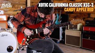 No Talking...Just Tones | Xotic California Classic XSC-2 - Candy Apple Red Heavy Ageing