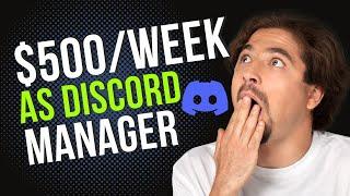 Earn $500 Per Week Managing Discord Account // Discord Community Manager