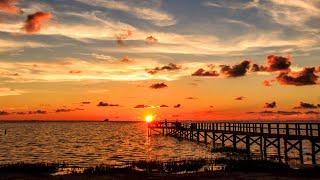   Beautiful Sunset On The Beach Relaxing Music, Peaceful Instrumental Meditation Sleep Music