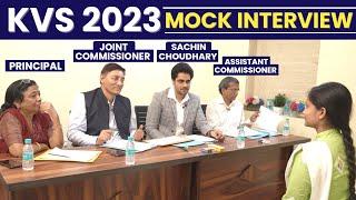KVS Mock Interview,feedback by Sachin choudhary