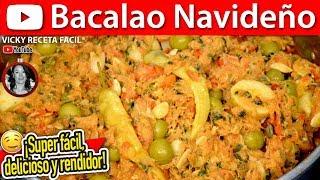 BACALAO NAVIDEÑO | #VickyRecetaFacil