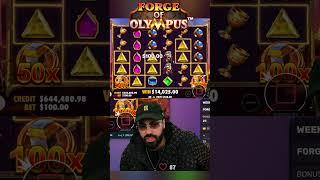 Online Gambling Highlights №3 | Roshtein | Force of Olympus #gambling #highlights #biggestwins