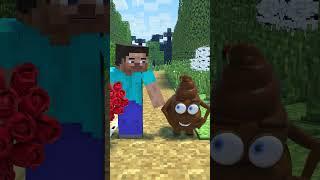 Turd vs Steve #shorts #minecraftanimation #funny