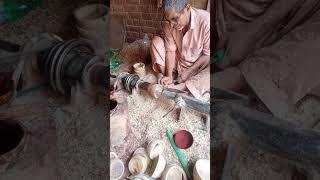 Wooden Bowls Turning Process on Lathe | Manufacturing Movements #shorts