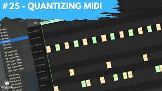 #25 - MIDI Quantizing For Perfect Time & Scale (Newbie to Ninja - A Beginner's Guide to Logic Pro)