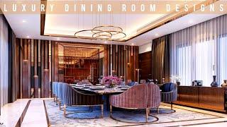 60 Modern Dining Room Design Ideas 2024: Luxury Dining Room Decor Ideas: modern dining room chairs