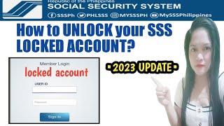 How to UNLOCK SSS LOCKED account in 2023?