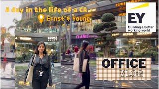 A day in the life of CA at EY | Office vlog | Chartered Accountant | CA Corporate life @Big 4 India