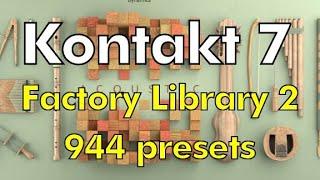 Kontakt factory library 2 - Kontakt 7