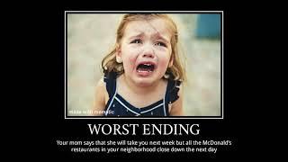 McDonald's Kid ALL Endings