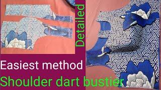 How to PROPERLY make a shoulder dart Bustier /Shoulder princess dart step by step