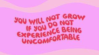 Step Out your COMFORT ZONE!!