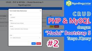 #2 - Install Modal Bootstrap 5  | CRUD PHP & MySQL + Modal Bootstrap 5