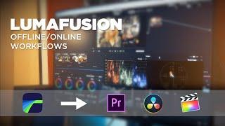 Edit with LUMAFUSION... Then FINISH in Resolve or Premiere Pro!