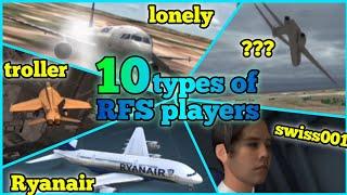 10 Types of Players in RFS (funny) - RFS Real flight simulator