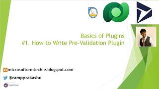 Basics of Plugin #1  How to Create & Register Plugins (Pre Operation)