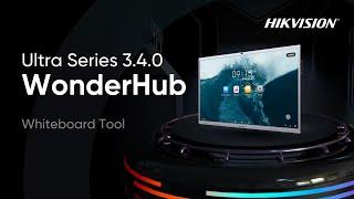 WonderHub Ultra Series 3.4.0 Demo Video - Whiteboard Tool