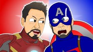  CAPTAIN AMERICA: CIVIL WAR THE MUSICAL - Animated Song Parody