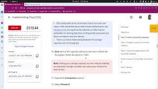 Lab: Implementing Cloud SQL