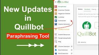 How to use Quillbot Paraphrasing Tool | New updates in Quillbot