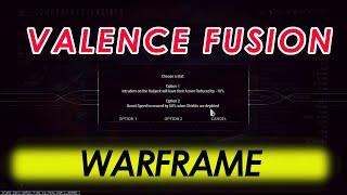 Railjack Valence fusion warframe