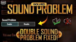 Pubg double sound problem | pubg mobile sound repit problem fix | how to fix double sound In pubg