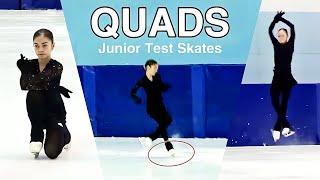 Quads in Russian Junior Test Skates (analysis)