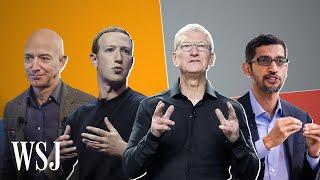 Bezos, Cook, Zuckerberg and Pichai Face Lawmakers' Antitrust Concerns | WSJ