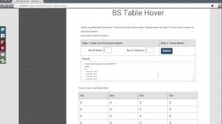 Bootstrap Table