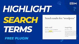 How To Highlight Search Terms In Wordpress 2024 | WP Ustaad