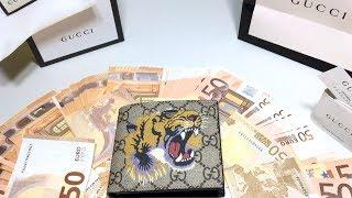 Gucci Tiger Wallet Unboxing