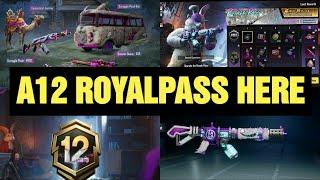 A12 ROYALPASS 1 TO 100 RP LEAKS #pubgmobile #bgmi #mobilegame #royalpass