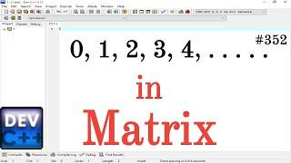 Counting in matrix in C Language || Simple Method Apply