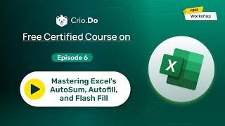 Master Excel 2024: AutoSum, AutoFill & Flash Fill for Quick Calculations | Excel Formulas Tutorial