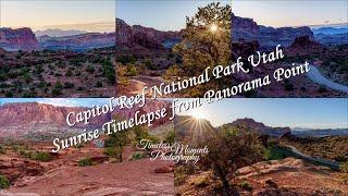 Capitol Reef National Park Utah Sunrise Timelapse