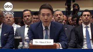 TikTok CEO Shou Chew makes opening remarks before House lawmakers during hearing on privacy concerns