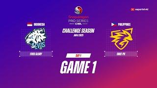 EVOS Glory vs ONIC Philippines GAME 1 Snapdragon Pro Series Season 6 | ONIC vs EVOS ESPORTSTV