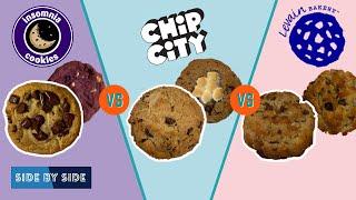 The Ultimate CHOCOLATE CHIP COOKIE Showdown on the UES - Insomnia Cookies vs Chip City vs Levain