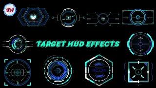 GREEN SCREEN TARGETS HUD EFFECTS