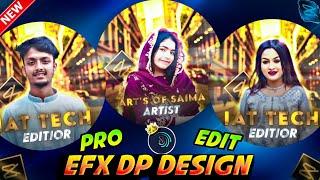 Glowing EFX DP Photo Editing | New Viral Facebook Profile Design | IAT Tech |