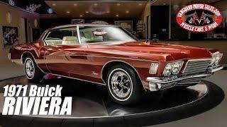 1971 Buick Riviera Boat Tail For Sale Vanguard Motor Sales #0697