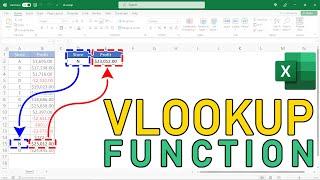 How To Use VLOOKUP Function in Excel - 3 MIN Lesson - Pull Information Using a Reference Value