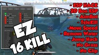 Hack Rules Of Survival PCESP,AIMBOT,MoveSpeed,JumpHack,RemoveWater,etcEasy 16Kill